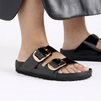 Arizona Big Buckle Natural Leather Patent