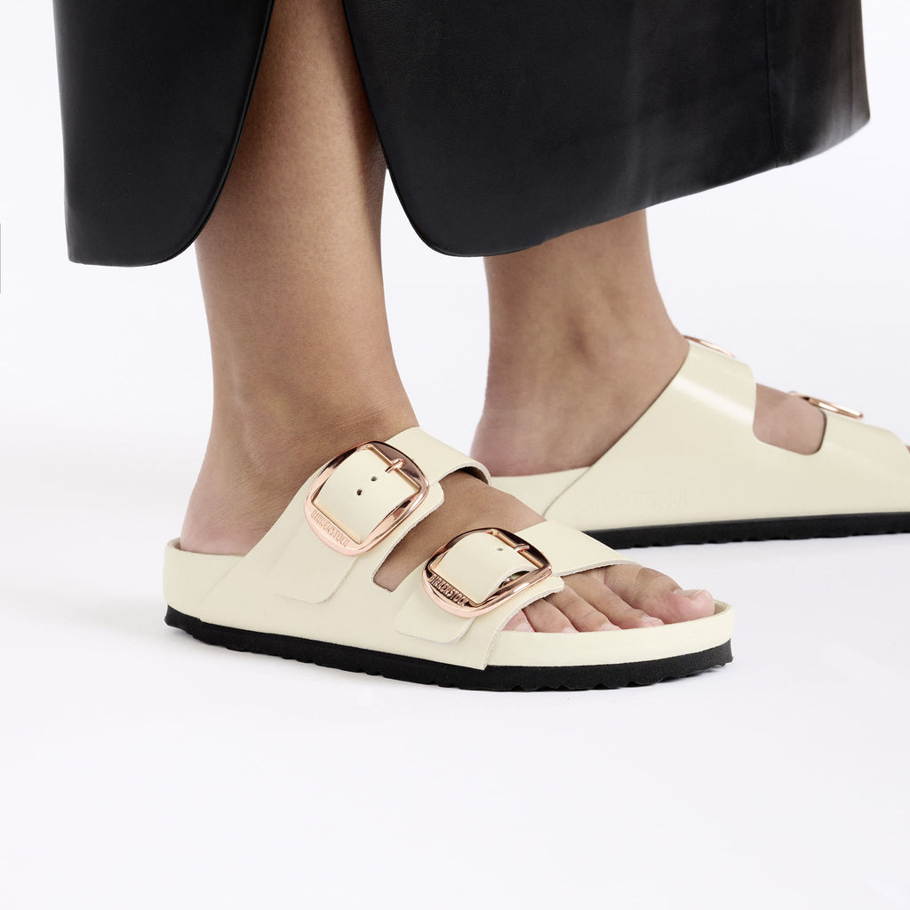 Arizona Big Buckle Natural Leather Patent