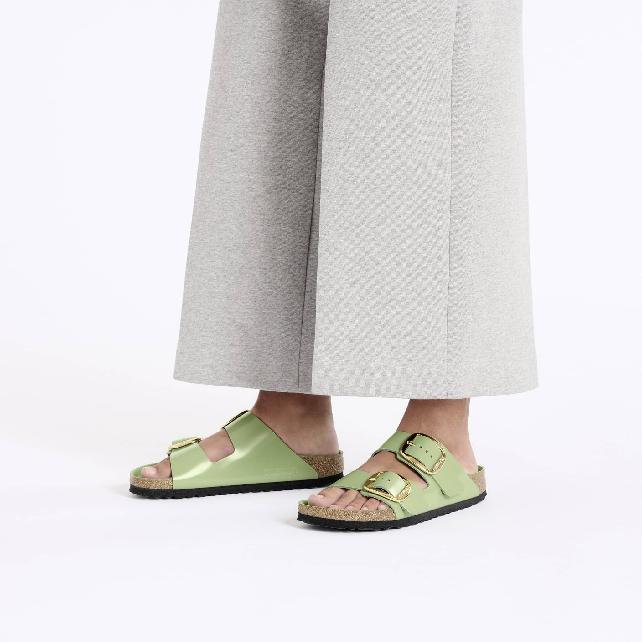 Arizona Big Buckle Natural Leather Patent