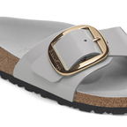 Madrid Big Buckle Natural Leather Patent