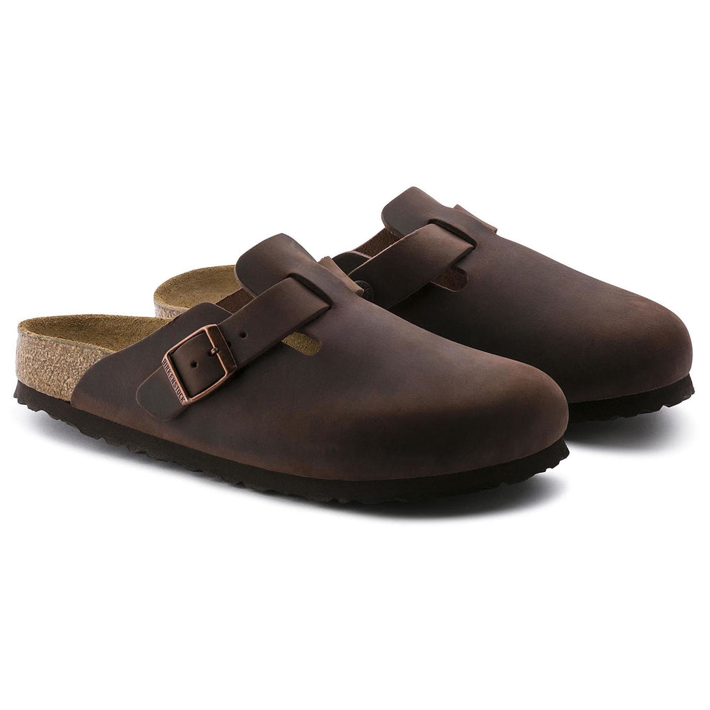 Boston Soft Footbed Natural Leather Oiled